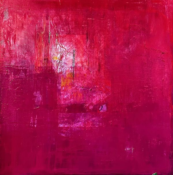 Magenta over Cadmium Red, 2024.
Paper, texts, oil and polymer paint on Belgian linen. Available.