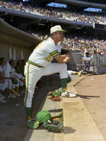 Oakland A's 70s throwbacks. And some sick classic stirrups