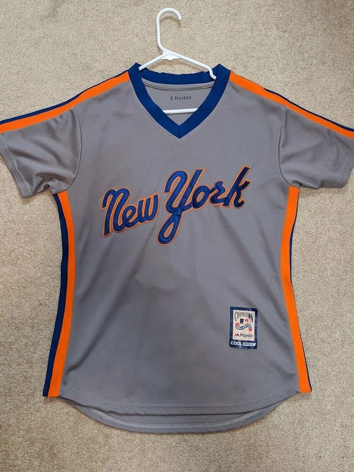 Darryl Strawberry New York Mets 1987 Throwback Jersey With W.S