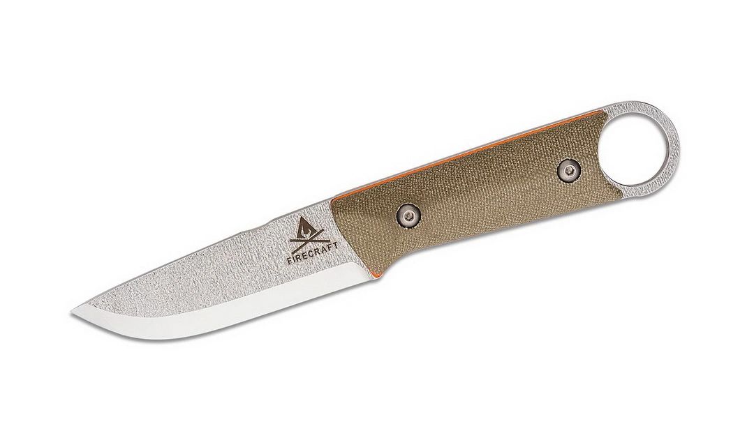 White River Firecraft FC-PKO - OD Green Micarta (WRFCPKO) S35VN