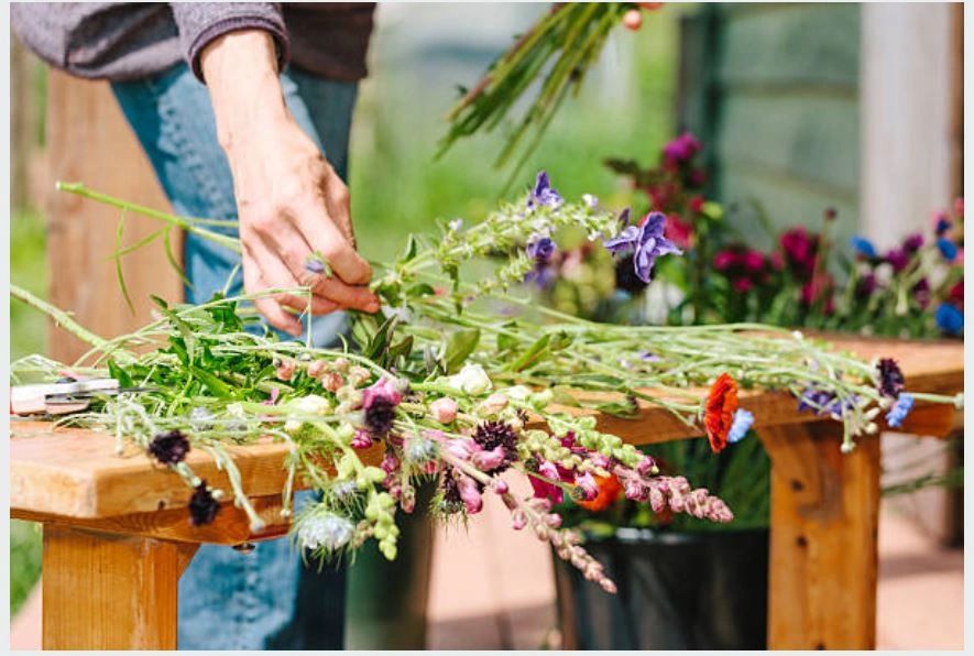 Flower arranging