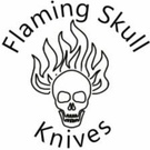 Flaming skull knives