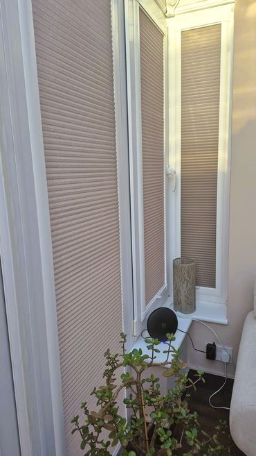 Perfect fit blinds in conservatory