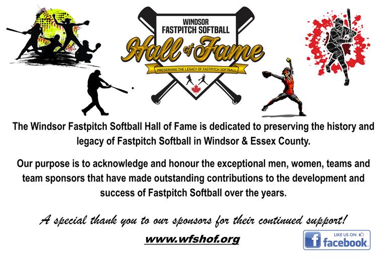 Windsor Fast Pitch Softball Hall of Fame Fastpitch Softball Hall of