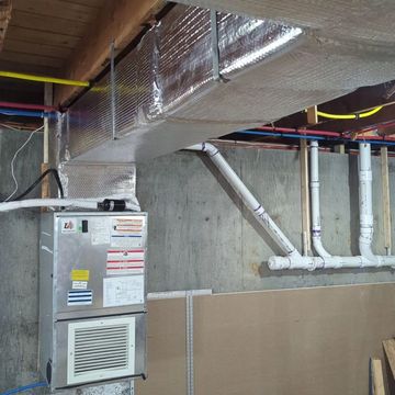 New Ductwork Ventilation 