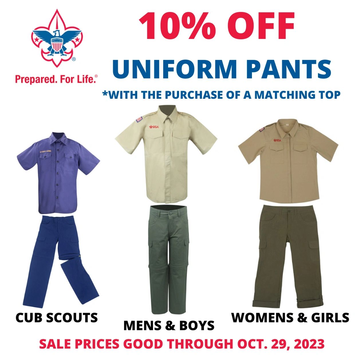 Cub Scout Short Sleeve Youth Uniform Shirt - THIS ITEM HAS BEEN