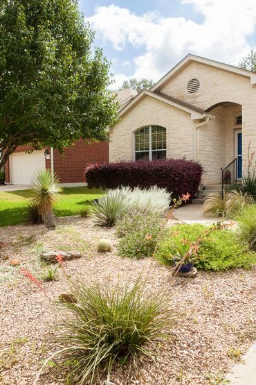 Drought Tolerant Central Texas Front Yard,  Circle C, Austin, Texas, Austin Garden Pros