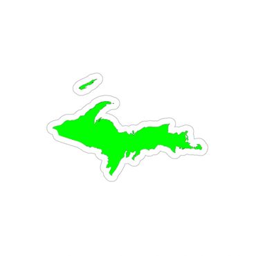 Die-Cut Outdoor Sticker - Green Upper Peninsula product main image
Die-Cut Outdoor Sticker - Green U