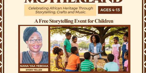 A Free African storytelling & music for children
Sat, Aug 30, 2025 | Time: 11 AM–12 PM (MDT)*
