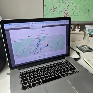 laptop telematics vehicle location gps tracking daneside solutions fuel cards data live route report