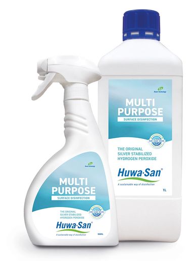 Huwa San Multipurpose oppervlaktedesinfectie = gebruiksklaar ontsmettingsmiddel waterstofperoxide