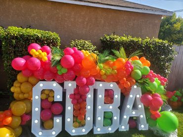 Tropical Cuban Theme