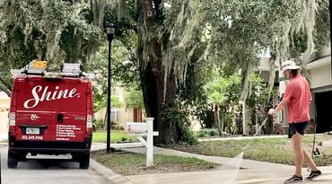 South Tampa pressure washing. 