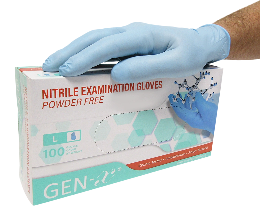 1000 Nitrile Gloves (10 x 100 Boxes) Powder Free Latex Free ...