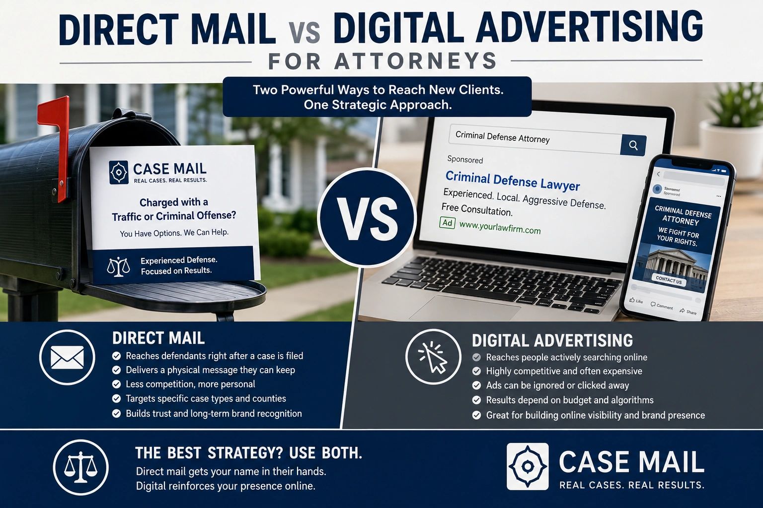 Direct mail versus digital marketing for attorneys