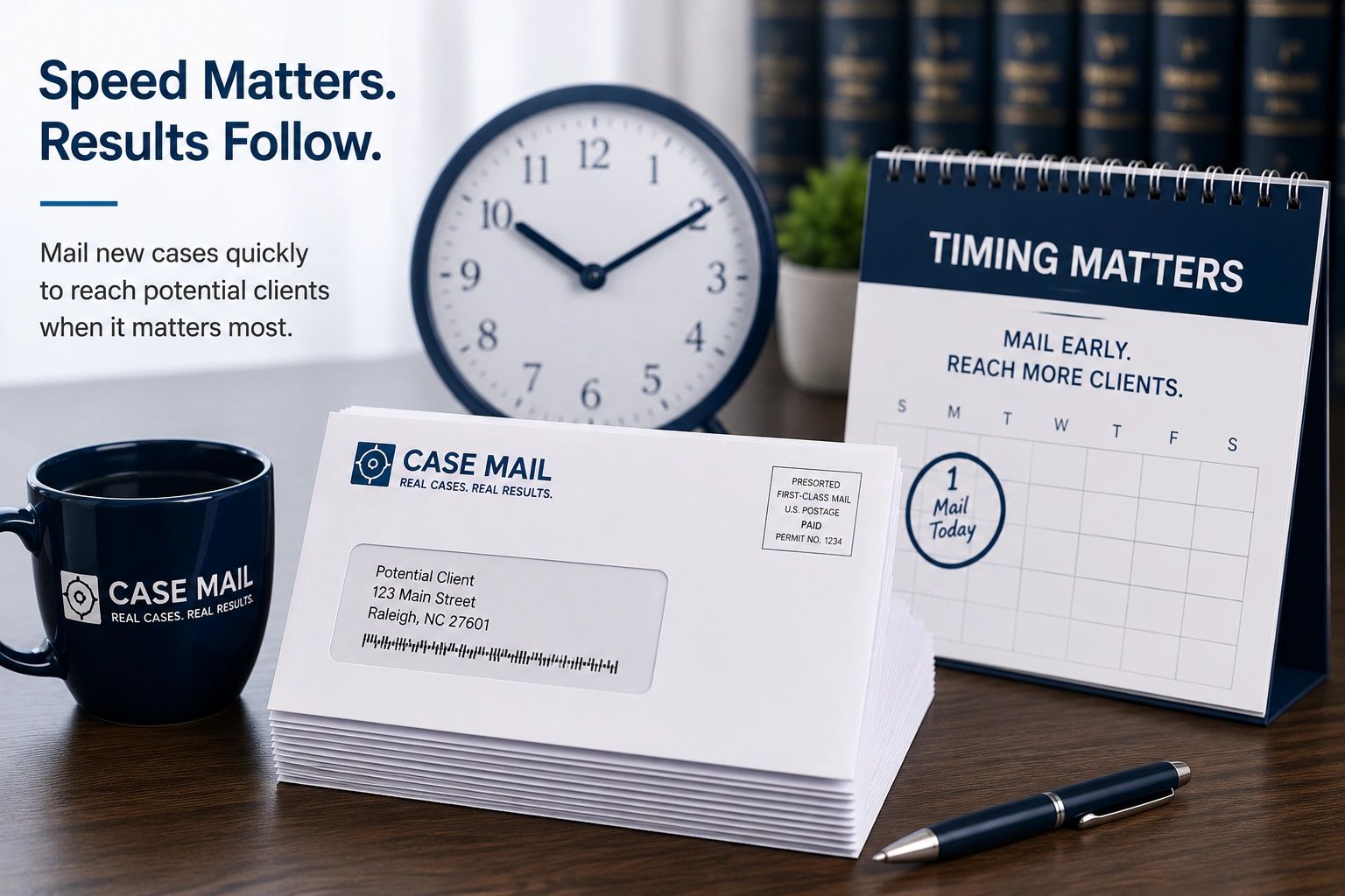 Learn how quickly attorneys should mail new traffic and criminal cases and why faster direct mail ti