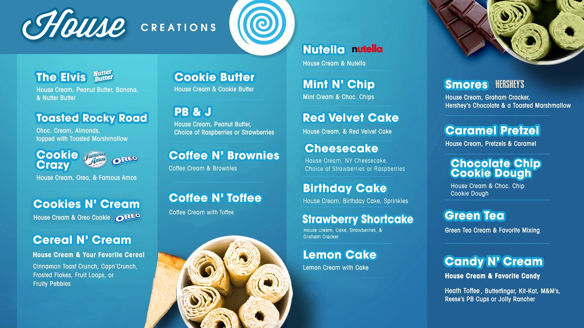 Order Rolled Ice Cream (Tropical Pkwy) Menu Delivery【Menu & Prices】, Las  Vegas