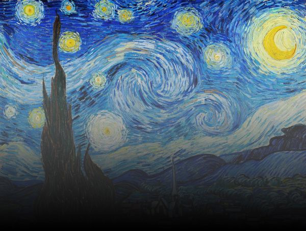 painting of Van Gough Starry night 2