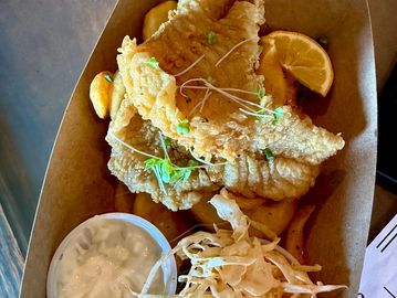 fish and chips topsail.
