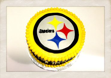 Steelers themed birthday cake