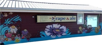 King Tide Mural at Grape & Ale in Oak Island North Carolina