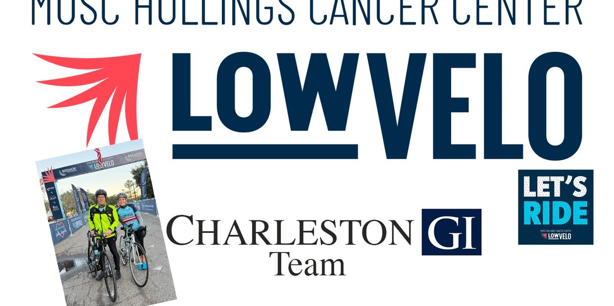 Lowvelo cycling event for MUSC Hollings Cancer Center Charleston GI Team.