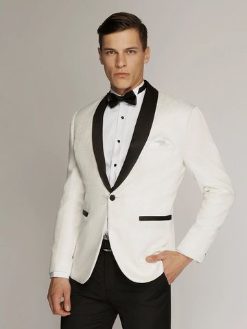 white paisley dinner jacket 