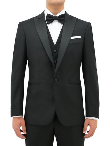 Daniel Hechter Black Peak Lapel Tuxedo