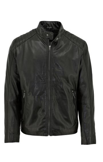 Harrison Black Leather Jacket