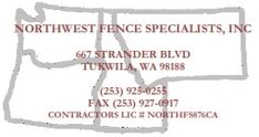 Northwest Fence Specialists, Inc