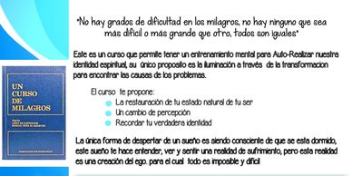 
Este curso  permite tener un entrenamiento mental para  fortalecer nuestra identidad espiritual