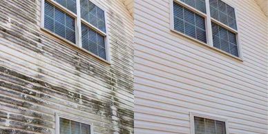 house wash exterior cleaning pressure washing