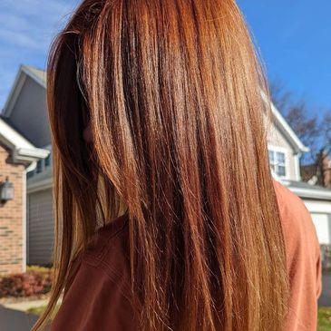 Vibrant Copper Hair