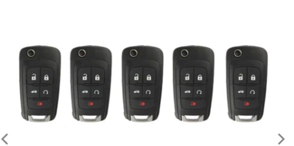 Chevrolet, GMC, GM Flip Keys - Laser Cut Hi-Security. Repair old Remote. Change Style to Upgrade.