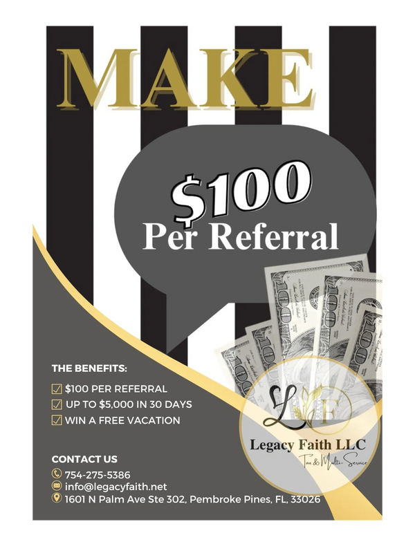 Legacy Faith Referral Program