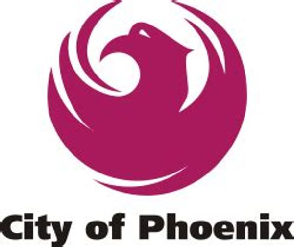 Stylized Phoenix Bird in Maroon