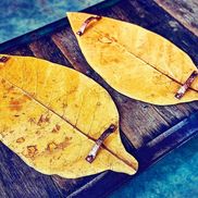 tobacco leaf art wilson nc Leaves Take on an Form Thanks to the Creativity of Three Friends Tobacco Leaf Decor (burley) -