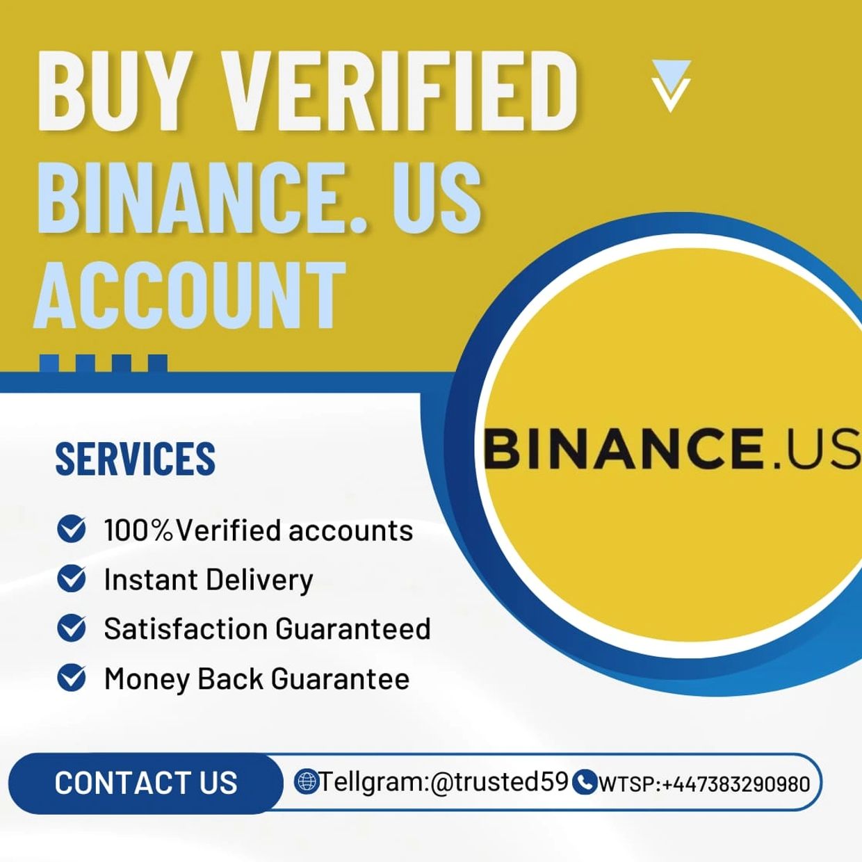 buy binance us verified account