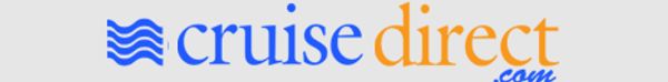 Logo featuring blue waves and the text 'cruise direct.com'.