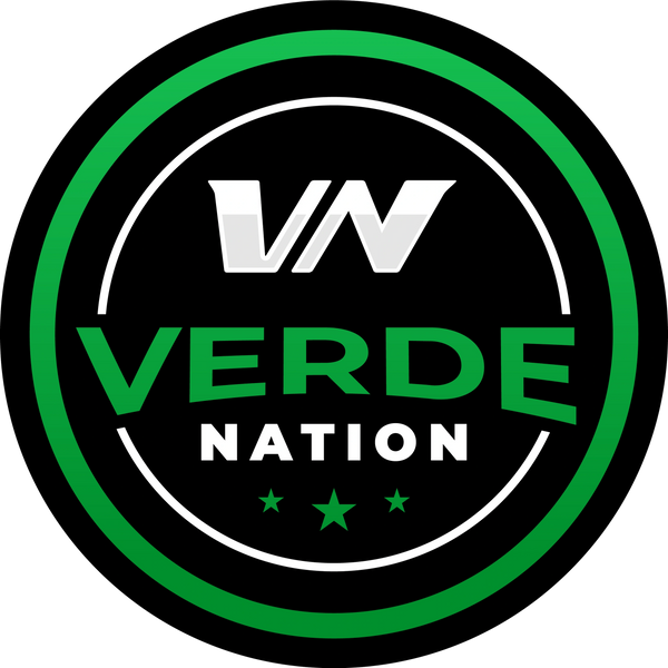 Logo with green and white text reading 'VN VERDE NATION' inside a green and white circular border.