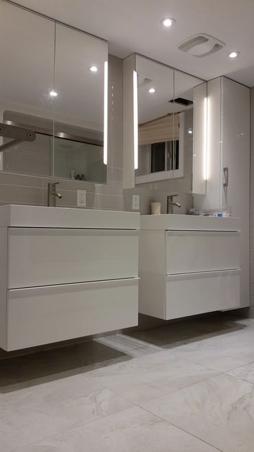 Modern Design Bathroom Remodel.