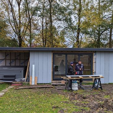Work on summer house