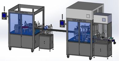 Glass syringes filling capping machine gel filler capper rotary equipment