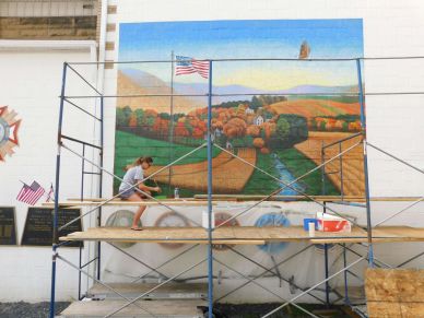 Mural painting