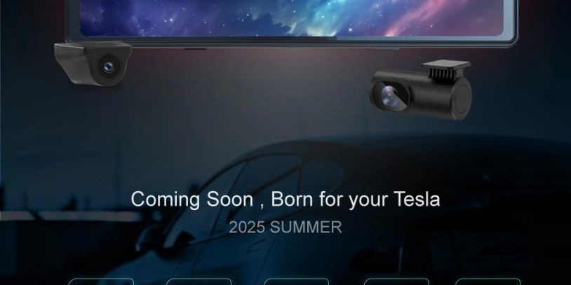 DOD T-one Plus dashcam system designed for Tesla, launching summer 2025.