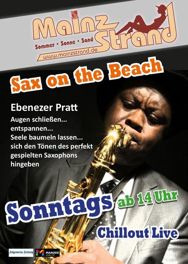 Sonntag Live-Musik 
Mat Coleman im Wechsel mit 
„Ebenezer Pratt“ The Magic Saxophon
Eintritt frei!
