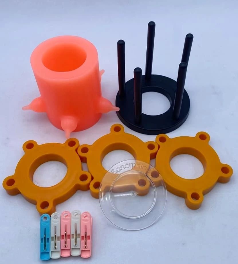 SILICONE PUPPY NURSING STATION WITH STAND & ADJUSTABLE HEIGHT PADS 250ML