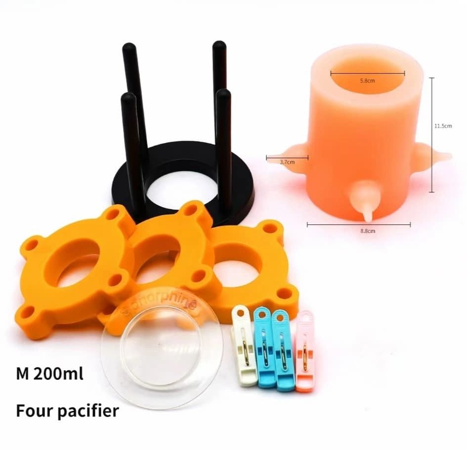 Silicone Puppy Nursing Station with Stand & Adjustable Height Pads 200mL