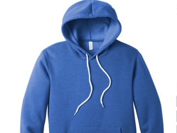 BELLA+CANVAS Unisex Sponge Fleece Pullover Hoodie - Airlume Combed & Ring Spun Cotton and Poly Fleec