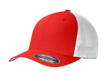 Port Authority® Flexfit® Mesh Back Cap - Mid-profile, structured, flex fit - available in 2 sizes S/